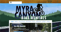 Desktop Screenshot of myracanyonrental.com